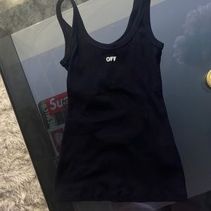 Off white tank